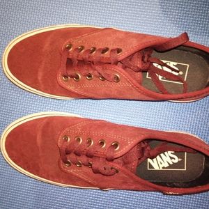 RED VANS! Women's SIZE 8